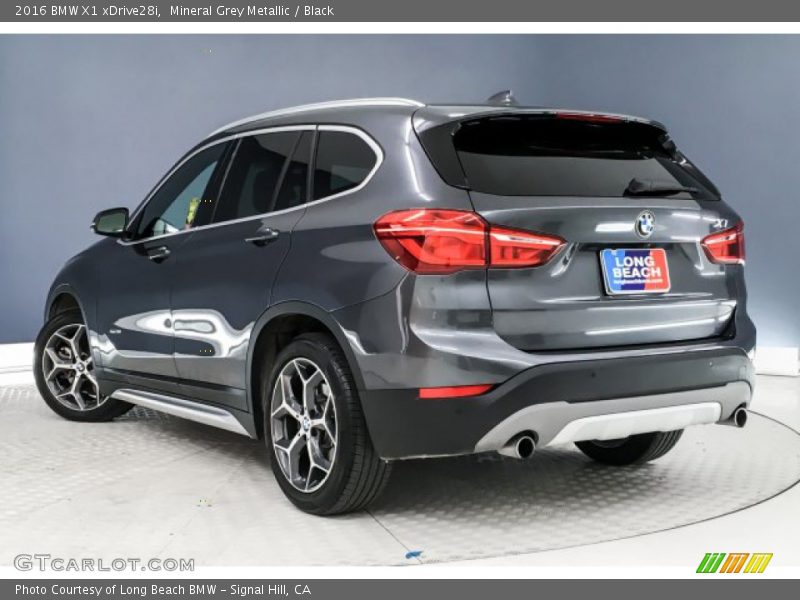 Mineral Grey Metallic / Black 2016 BMW X1 xDrive28i