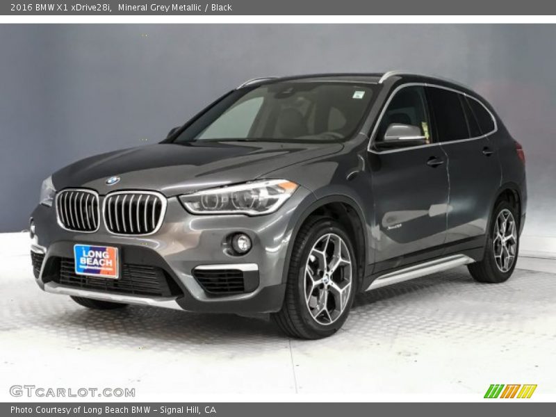 Mineral Grey Metallic / Black 2016 BMW X1 xDrive28i