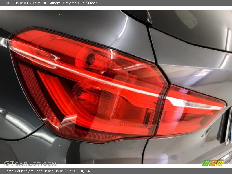 Mineral Grey Metallic / Black 2016 BMW X1 xDrive28i