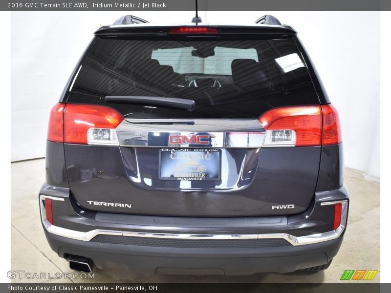 Iridium Metallic / Jet Black 2016 GMC Terrain SLE AWD