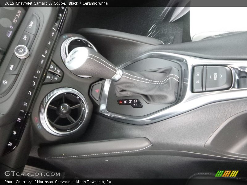 Black / Ceramic White 2019 Chevrolet Camaro SS Coupe