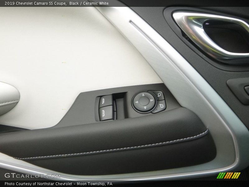 Black / Ceramic White 2019 Chevrolet Camaro SS Coupe