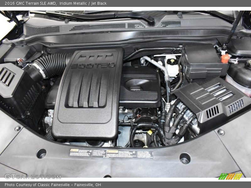 Iridium Metallic / Jet Black 2016 GMC Terrain SLE AWD