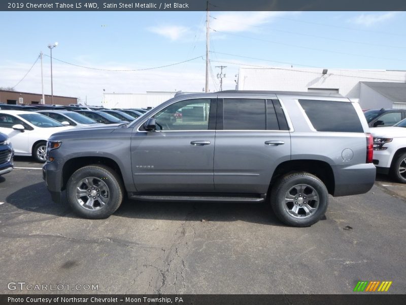 Satin Steel Metallic / Jet Black 2019 Chevrolet Tahoe LS 4WD