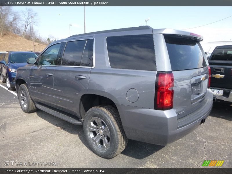 Satin Steel Metallic / Jet Black 2019 Chevrolet Tahoe LS 4WD