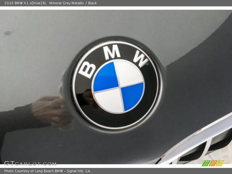 Mineral Grey Metallic / Black 2016 BMW X1 xDrive28i