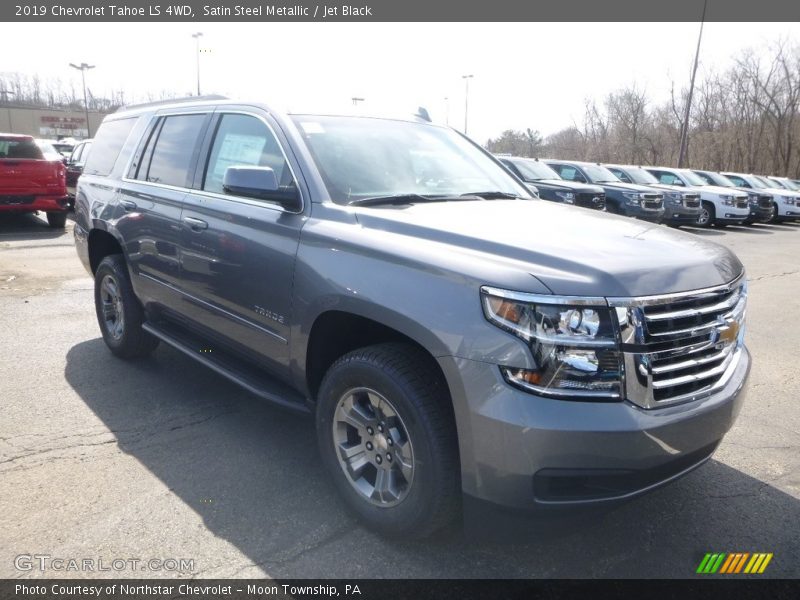 Satin Steel Metallic / Jet Black 2019 Chevrolet Tahoe LS 4WD