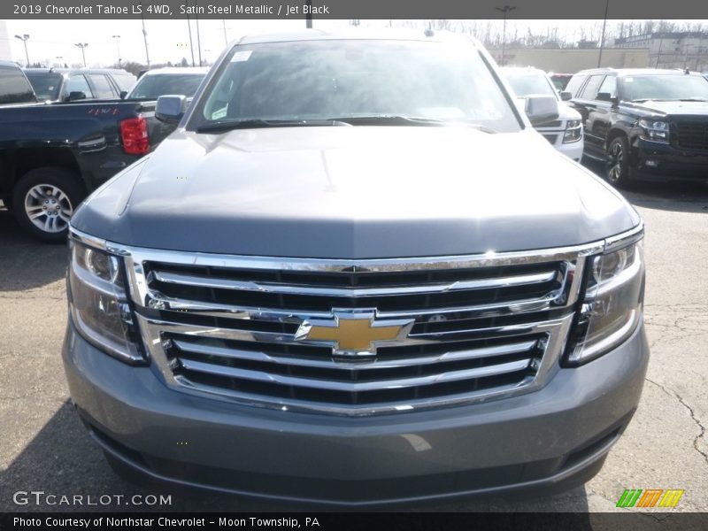 Satin Steel Metallic / Jet Black 2019 Chevrolet Tahoe LS 4WD