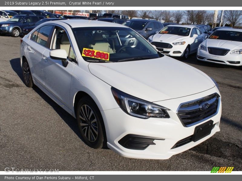 Crystal White Pearl / Ivory 2019 Subaru Legacy 2.5i Premium