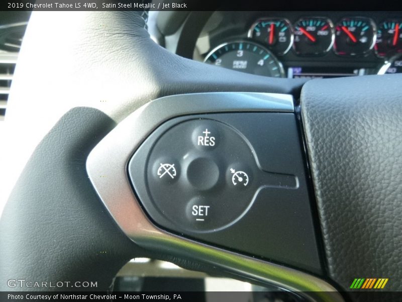 Satin Steel Metallic / Jet Black 2019 Chevrolet Tahoe LS 4WD