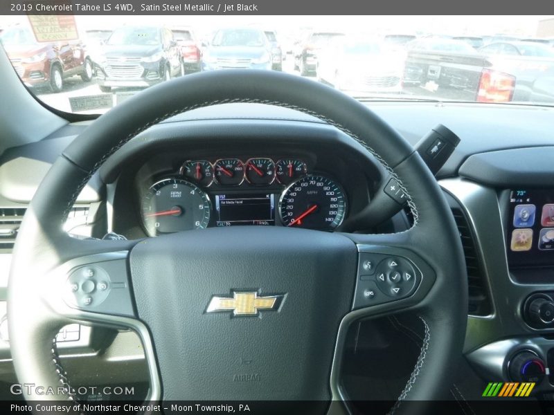 Satin Steel Metallic / Jet Black 2019 Chevrolet Tahoe LS 4WD