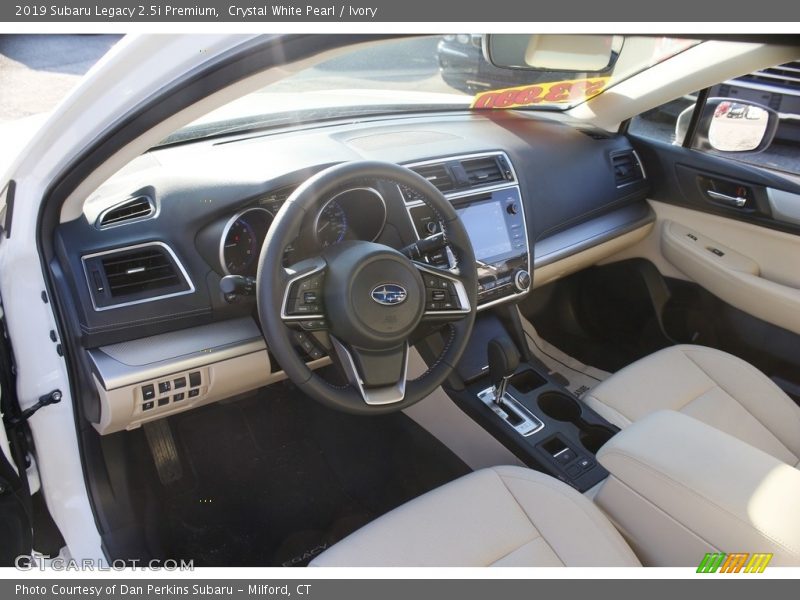 Crystal White Pearl / Ivory 2019 Subaru Legacy 2.5i Premium