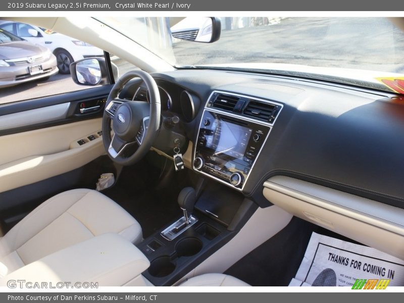 Crystal White Pearl / Ivory 2019 Subaru Legacy 2.5i Premium