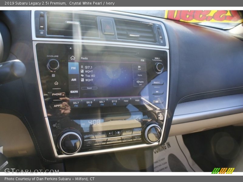 Crystal White Pearl / Ivory 2019 Subaru Legacy 2.5i Premium
