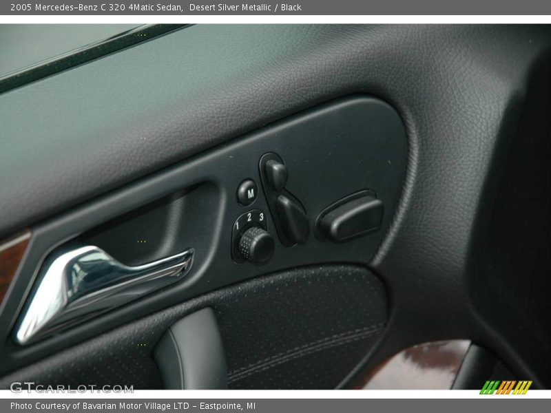 Desert Silver Metallic / Black 2005 Mercedes-Benz C 320 4Matic Sedan