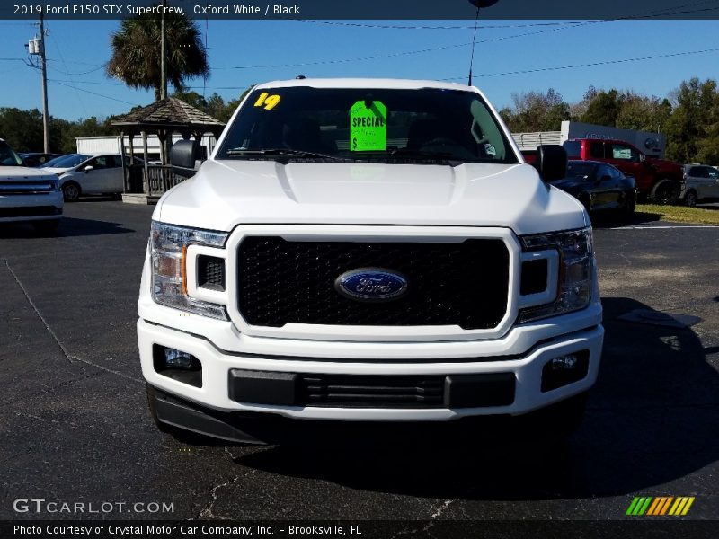 Oxford White / Black 2019 Ford F150 STX SuperCrew