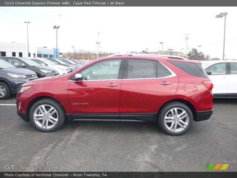 Cajun Red Tintcoat / Jet Black 2019 Chevrolet Equinox Premier AWD