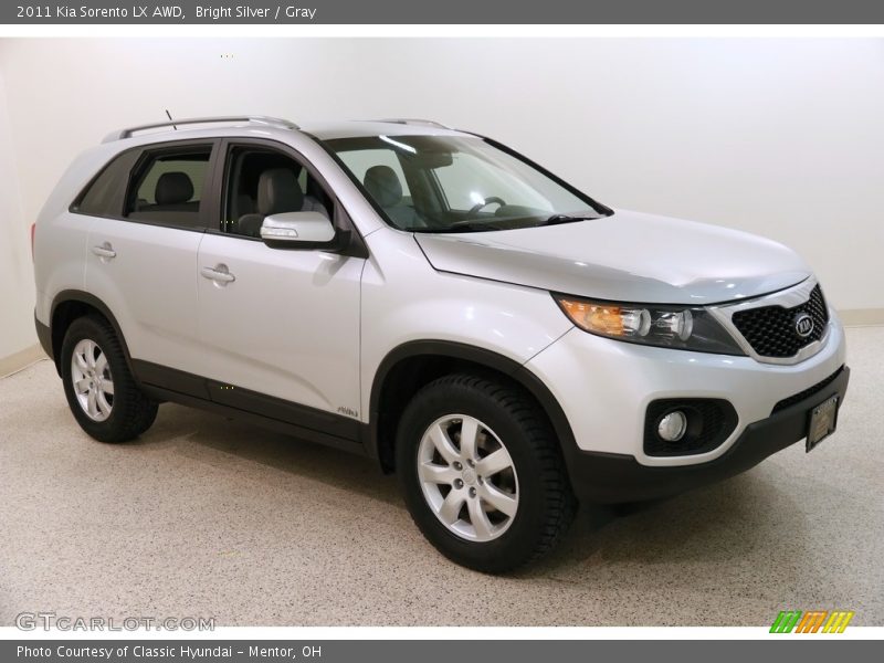 Bright Silver / Gray 2011 Kia Sorento LX AWD