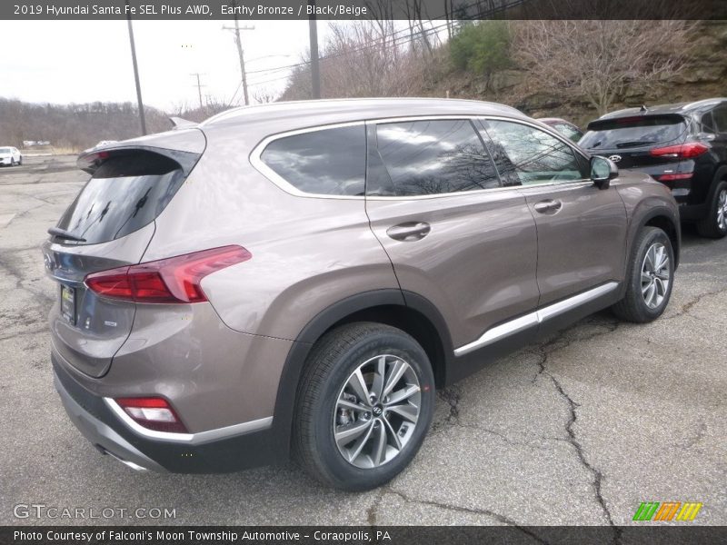 Earthy Bronze / Black/Beige 2019 Hyundai Santa Fe SEL Plus AWD