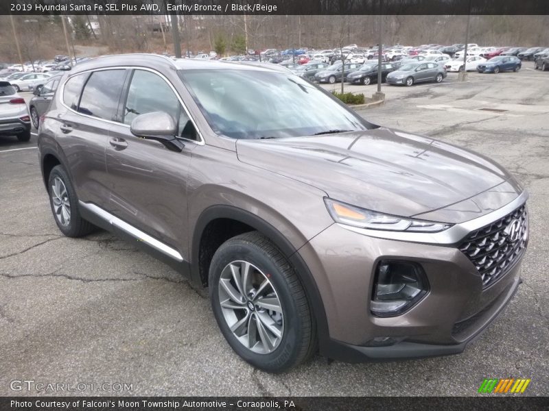 Earthy Bronze / Black/Beige 2019 Hyundai Santa Fe SEL Plus AWD