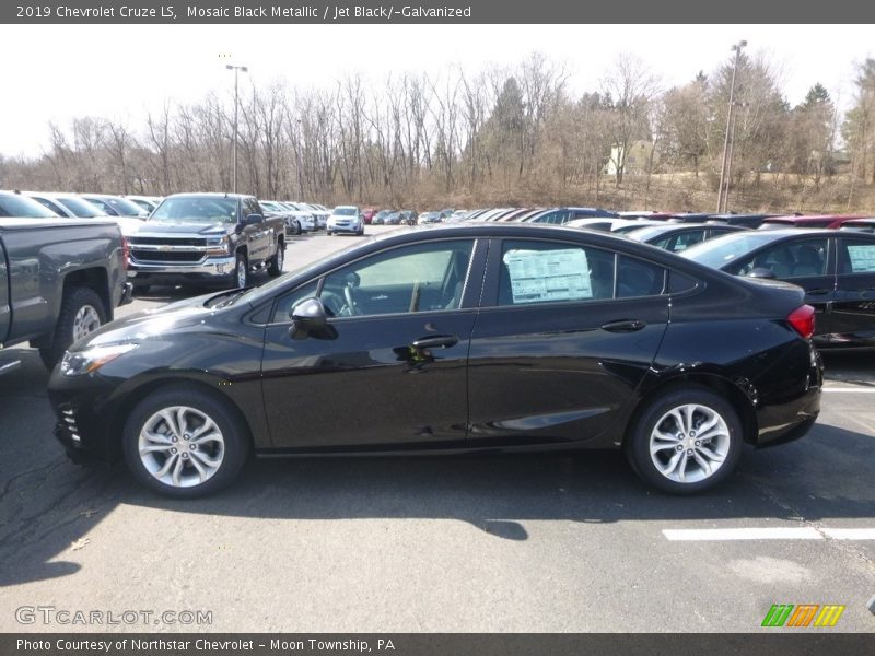 Mosaic Black Metallic / Jet Black/­Galvanized 2019 Chevrolet Cruze LS