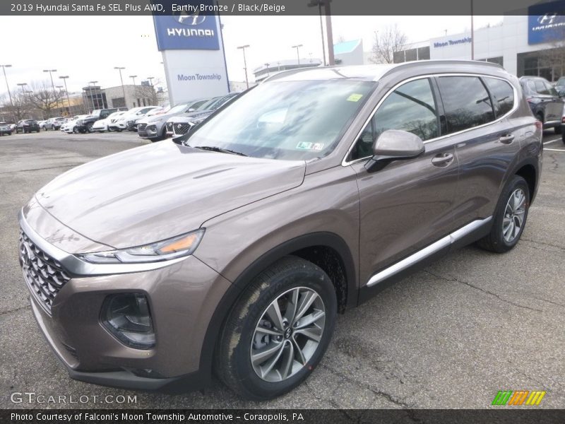 Earthy Bronze / Black/Beige 2019 Hyundai Santa Fe SEL Plus AWD