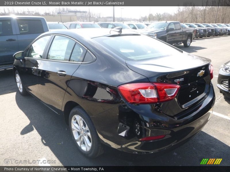 Mosaic Black Metallic / Jet Black/­Galvanized 2019 Chevrolet Cruze LS