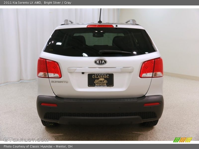 Bright Silver / Gray 2011 Kia Sorento LX AWD