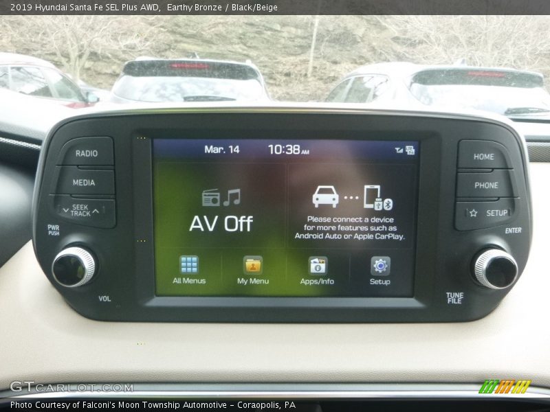 Earthy Bronze / Black/Beige 2019 Hyundai Santa Fe SEL Plus AWD