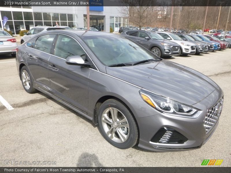 Machine Gray / Black 2019 Hyundai Sonata Sport