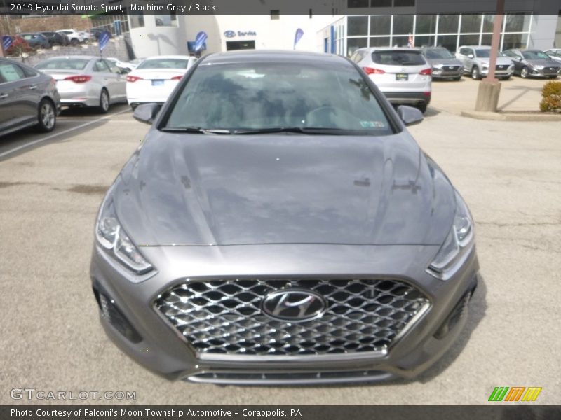 Machine Gray / Black 2019 Hyundai Sonata Sport