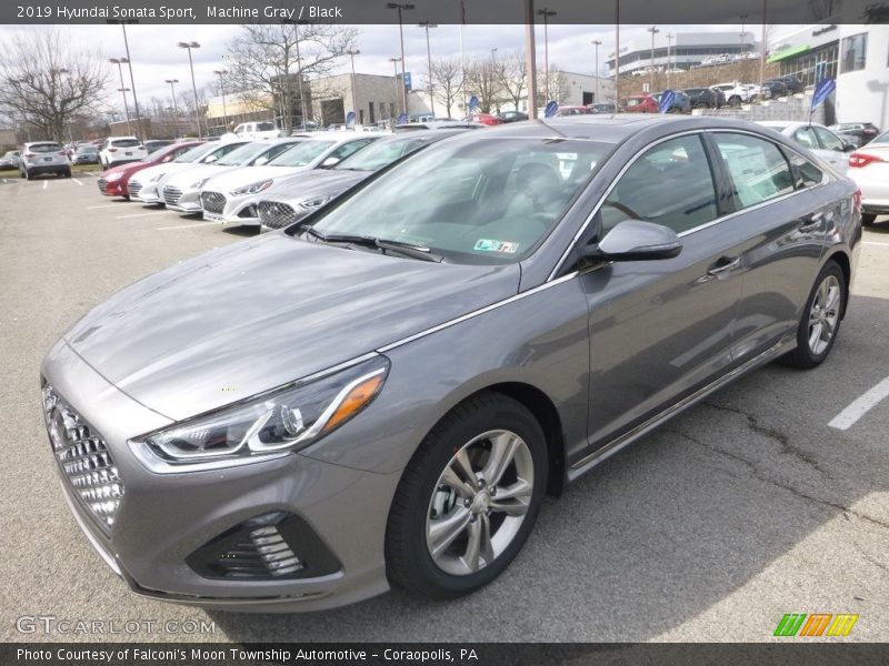 Machine Gray / Black 2019 Hyundai Sonata Sport