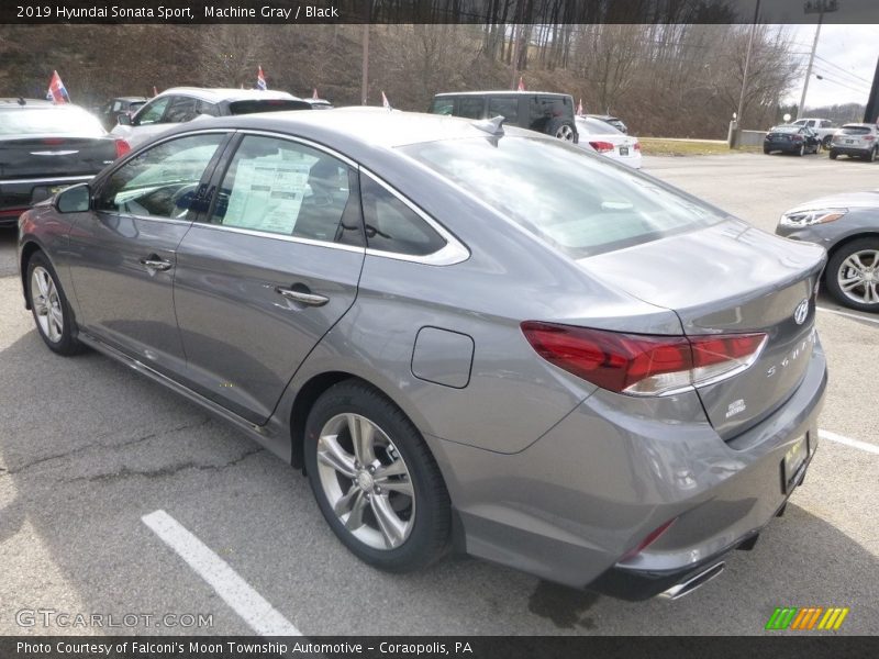 Machine Gray / Black 2019 Hyundai Sonata Sport
