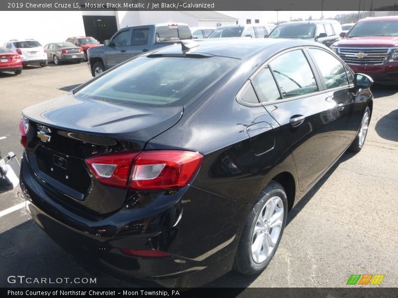 Mosaic Black Metallic / Jet Black/­Galvanized 2019 Chevrolet Cruze LS