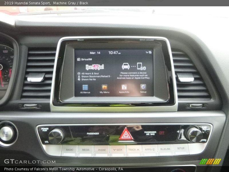 Machine Gray / Black 2019 Hyundai Sonata Sport