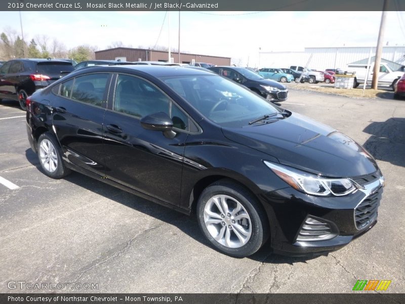 Mosaic Black Metallic / Jet Black/­Galvanized 2019 Chevrolet Cruze LS