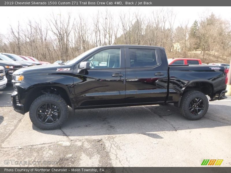  2019 Silverado 1500 Custom Z71 Trail Boss Crew Cab 4WD Black