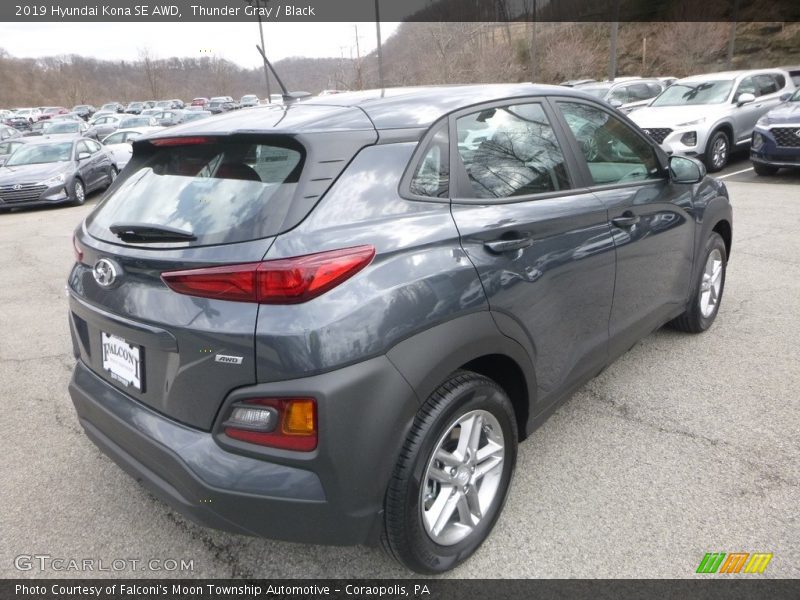 Thunder Gray / Black 2019 Hyundai Kona SE AWD