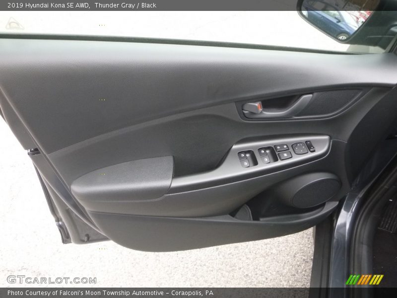 Thunder Gray / Black 2019 Hyundai Kona SE AWD