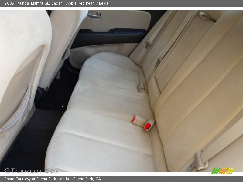 Apple Red Pearl / Beige 2009 Hyundai Elantra GLS Sedan
