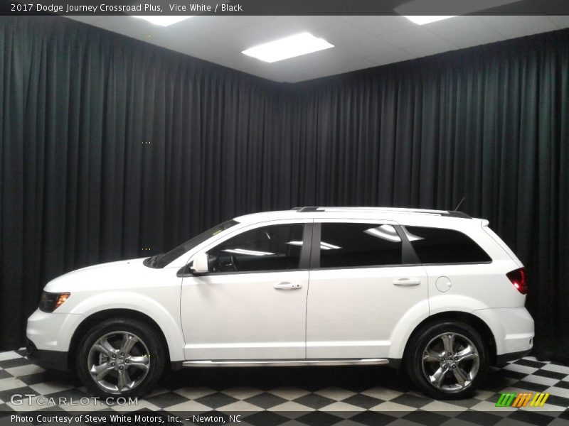 Vice White / Black 2017 Dodge Journey Crossroad Plus