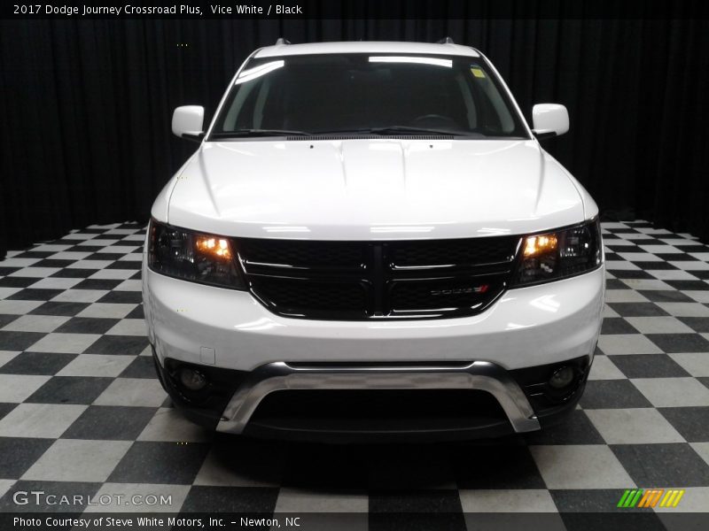 Vice White / Black 2017 Dodge Journey Crossroad Plus