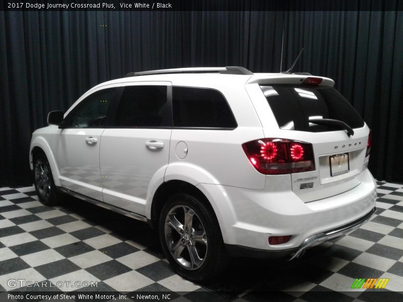 Vice White / Black 2017 Dodge Journey Crossroad Plus