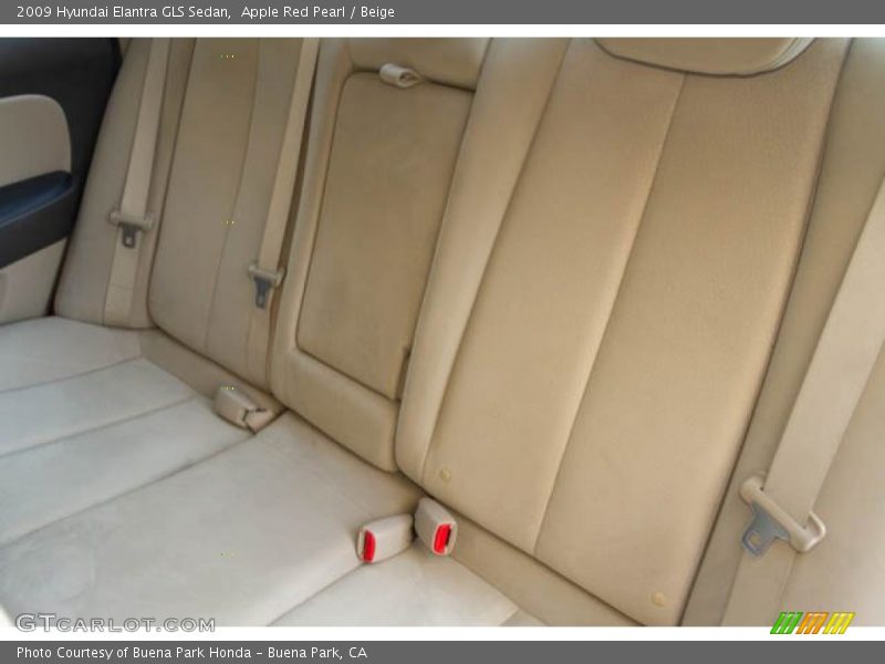 Apple Red Pearl / Beige 2009 Hyundai Elantra GLS Sedan