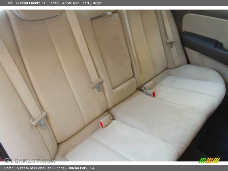 Apple Red Pearl / Beige 2009 Hyundai Elantra GLS Sedan