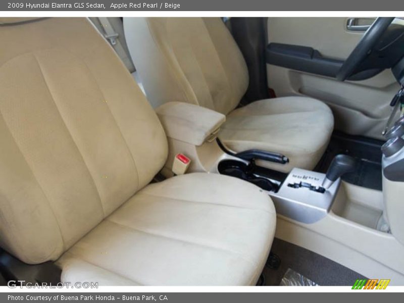 Apple Red Pearl / Beige 2009 Hyundai Elantra GLS Sedan