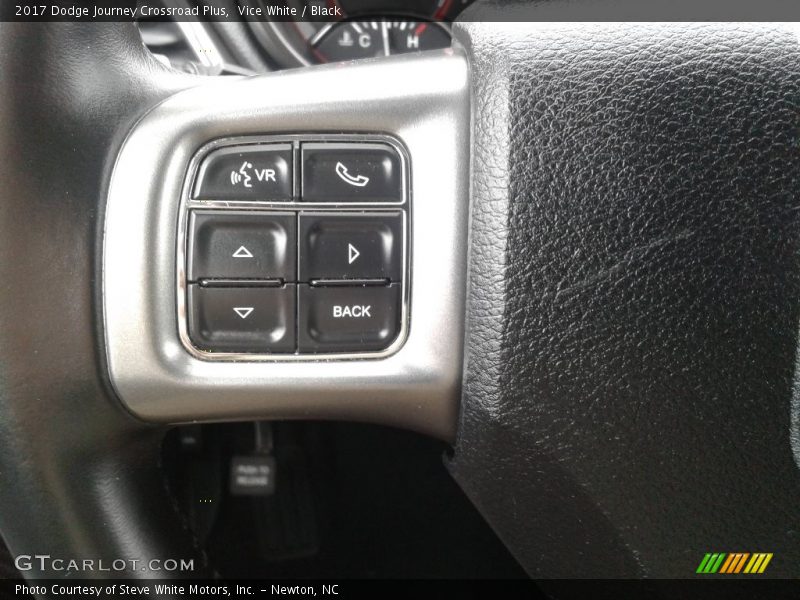Vice White / Black 2017 Dodge Journey Crossroad Plus