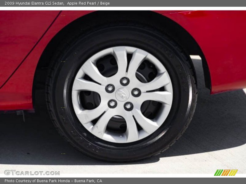 Apple Red Pearl / Beige 2009 Hyundai Elantra GLS Sedan