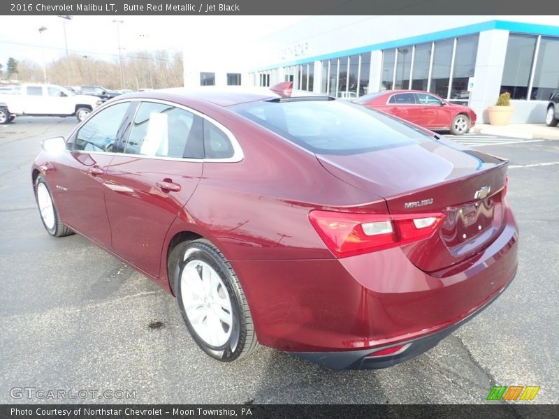 Butte Red Metallic / Jet Black 2016 Chevrolet Malibu LT