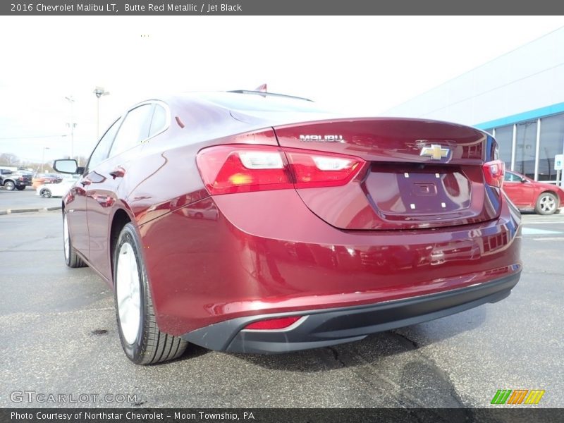 Butte Red Metallic / Jet Black 2016 Chevrolet Malibu LT